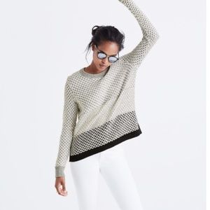Madewell Geo Block Pullover Sweater